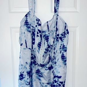 Pretty Little Thing tie dye corset midi dress. 22. Never worn.